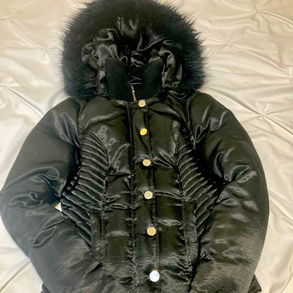 Bebe Down & Feather Winter Jacket-Small